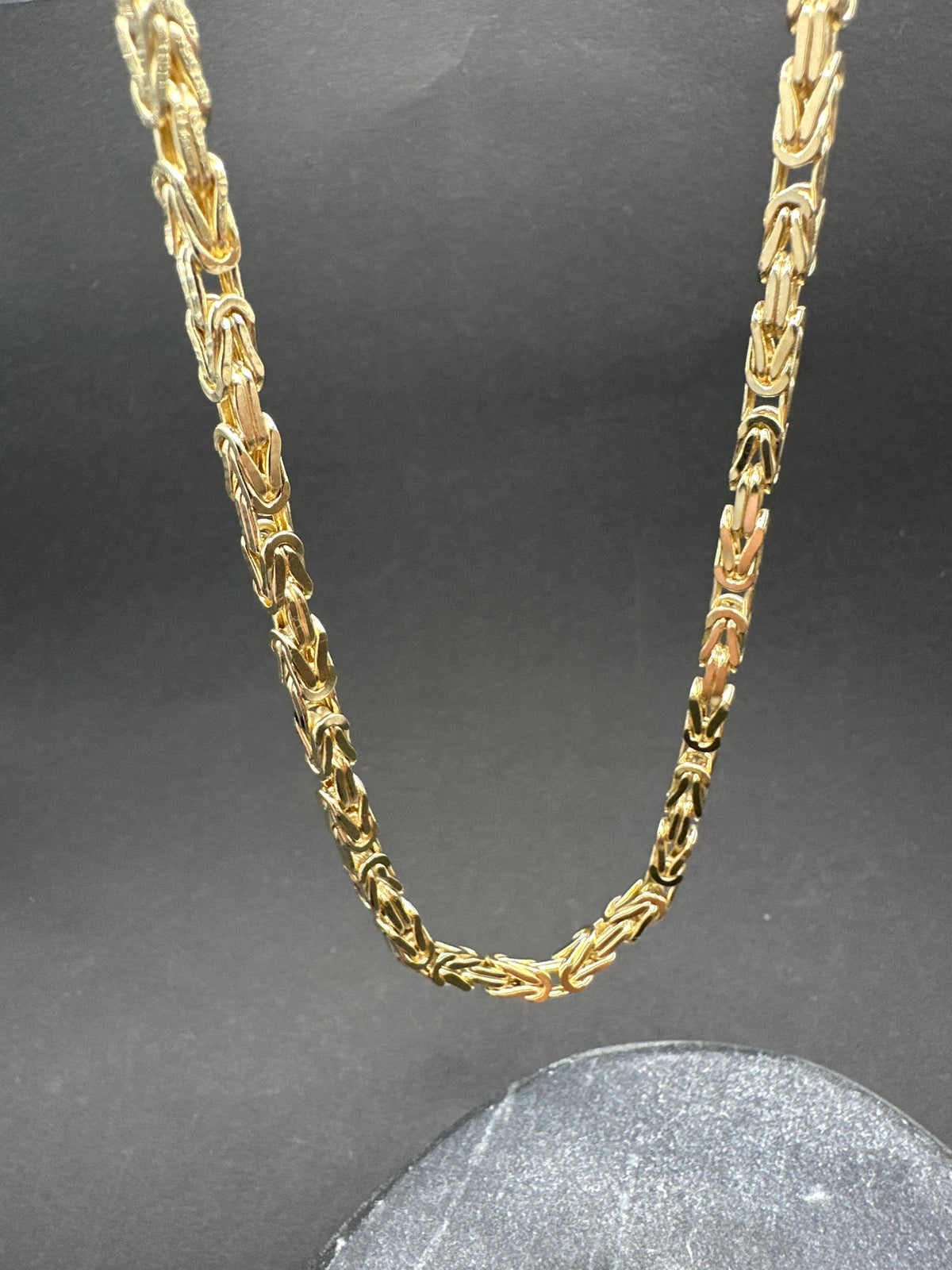 14K Gouden Byzantijnse Koningsketting – 3,5 mm