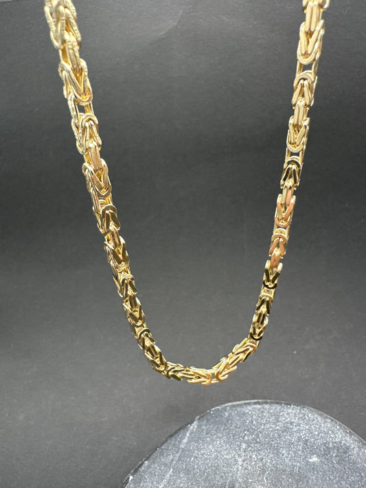 14K Gouden Byzantijnse Koningsketting – 3,5 mm