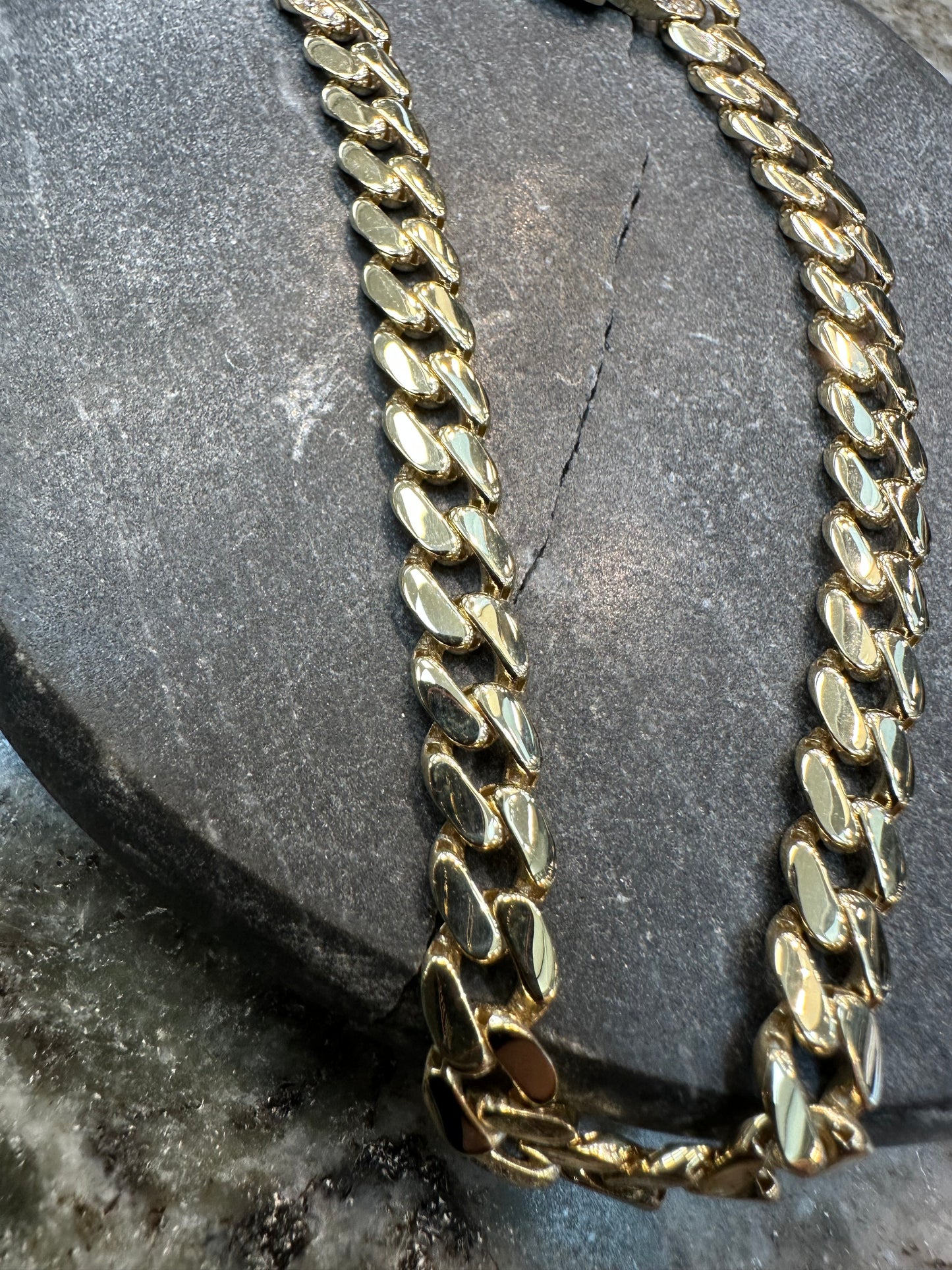 Prachtige 14K Gouden Cubaan Armband – 21 cm | 6,7 mm | Tijdloos & Stijlvol