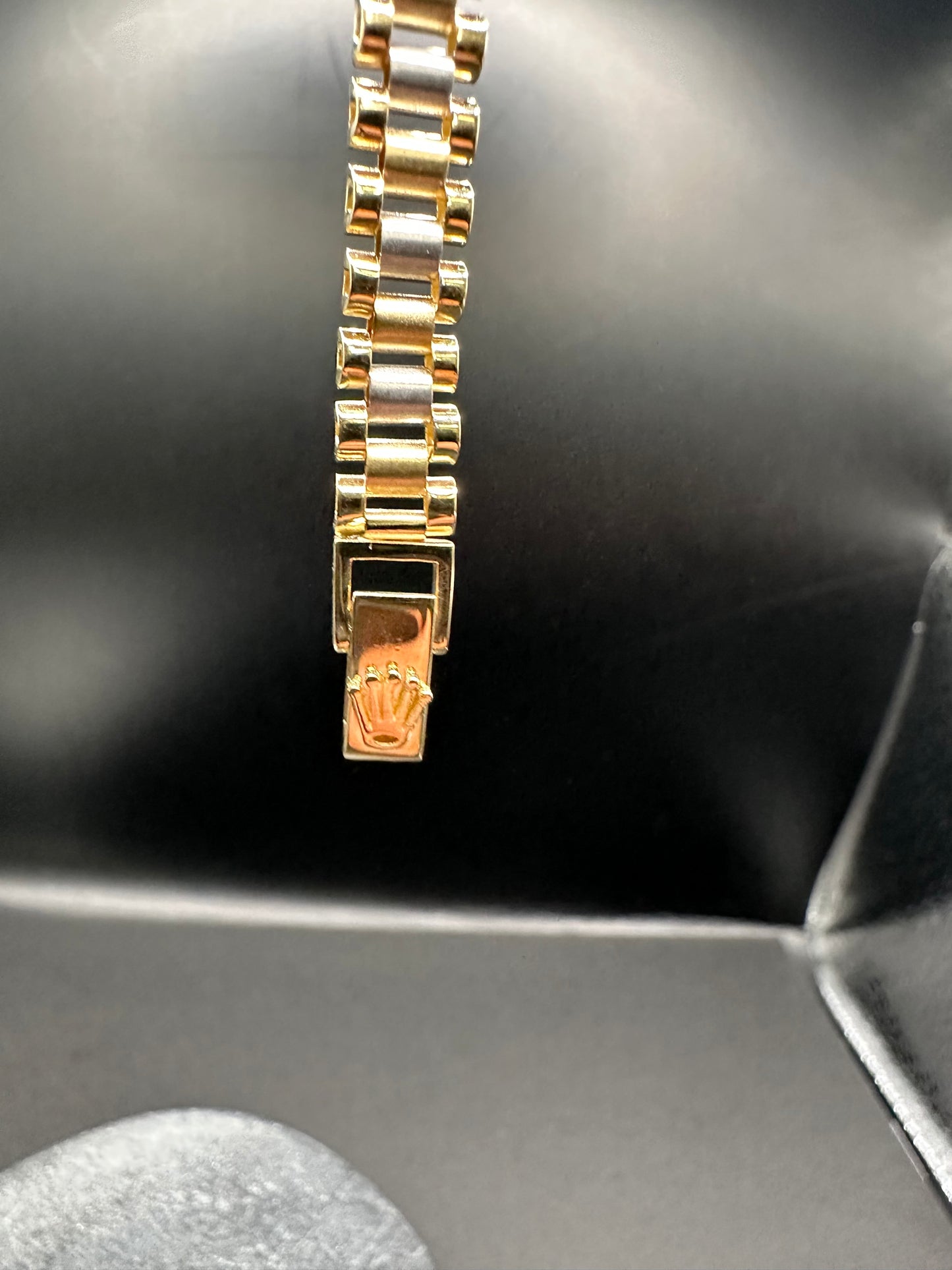 14K Bicolor President Armband – 20 cm – 6 mm