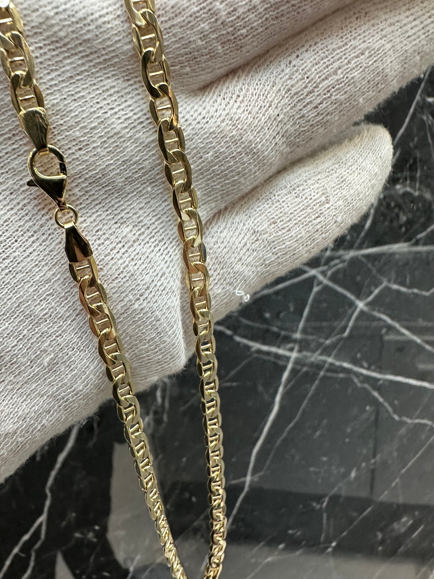 14K Gouden Anker Ketting – 61 cm