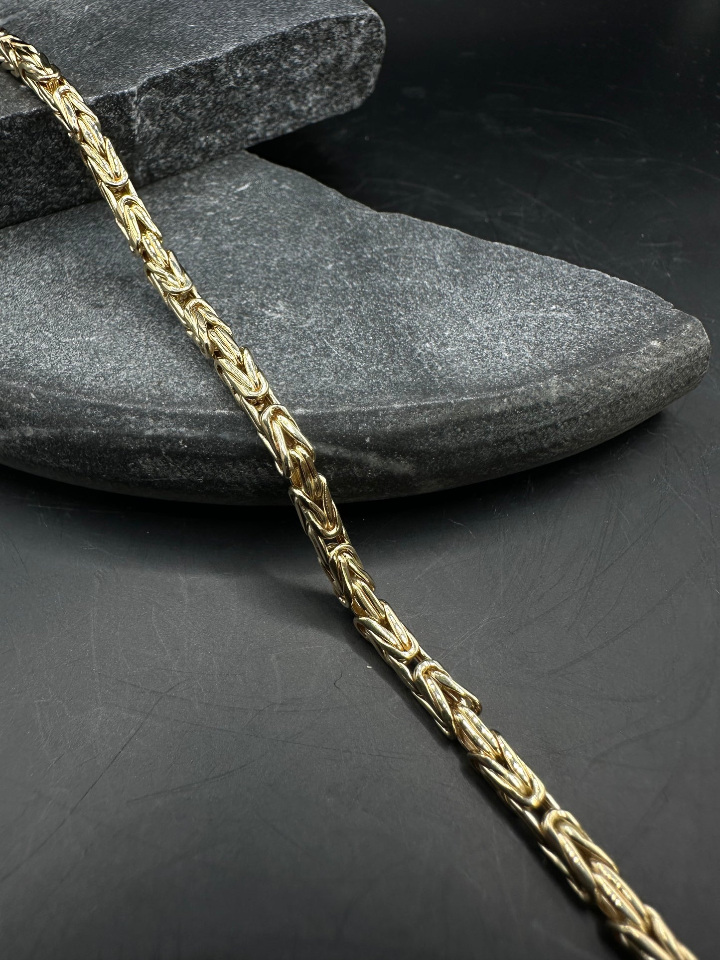 14K Gouden Koningsarmband – 21 cm