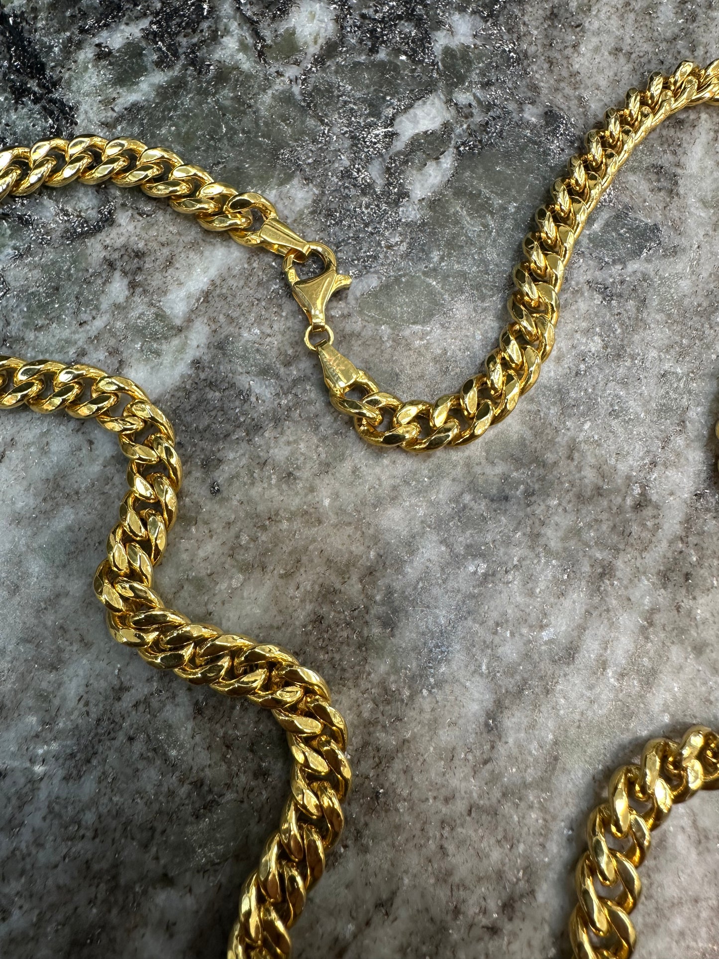 21K Gouden Gourmet Ketting – Dubai Collectie – 60 cm