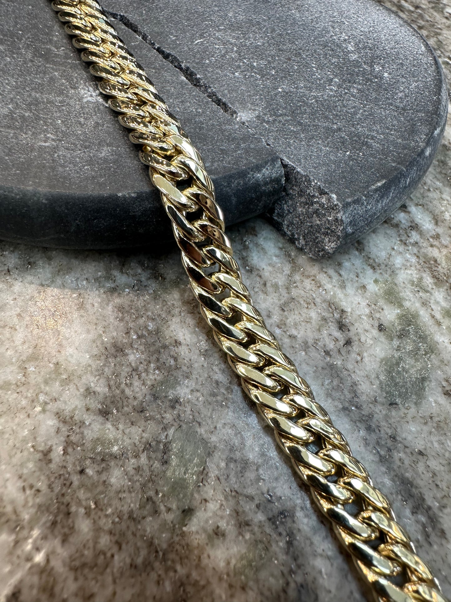 14K Gouden Miami Cubaan Link Armband – 19 cm | 8,2 mm | Stoer & Tijdloos