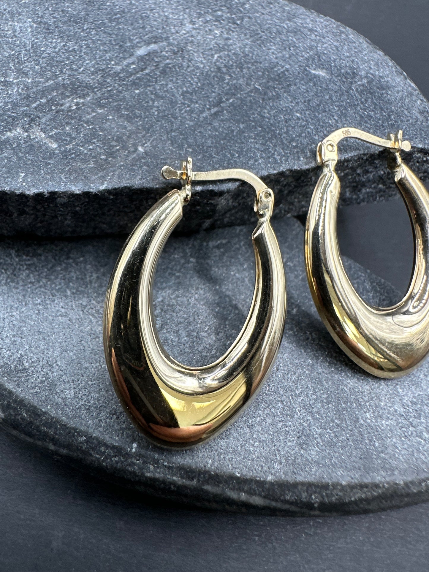14K Gouden Oorbellen – 20 × 30 mm