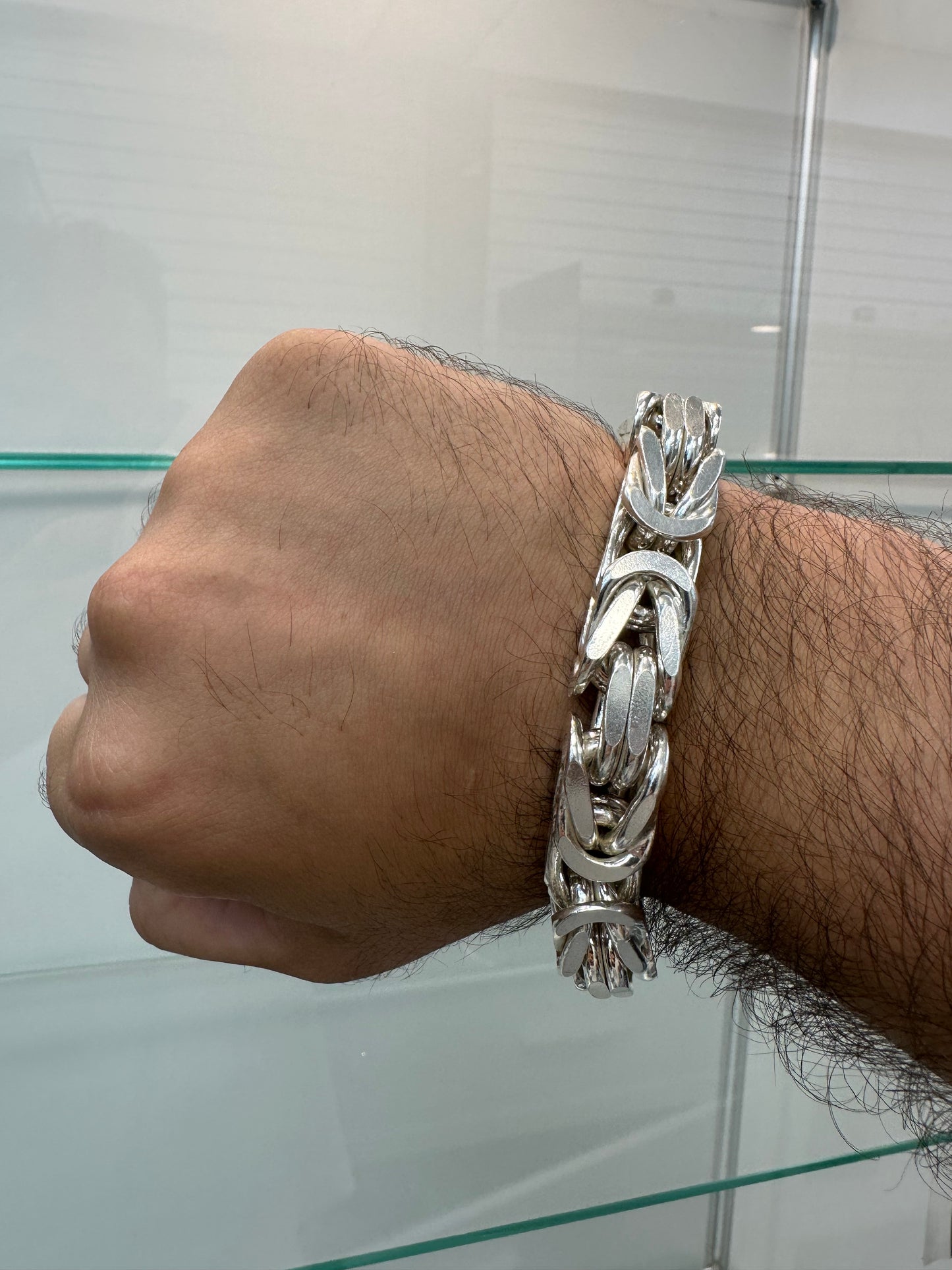 925 Zilveren XXL Koningsarmband – 25 cm