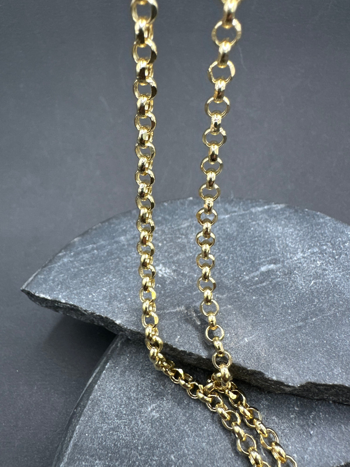 14K Gouden Jasseron Ketting – 50 cm | 3,8 mm