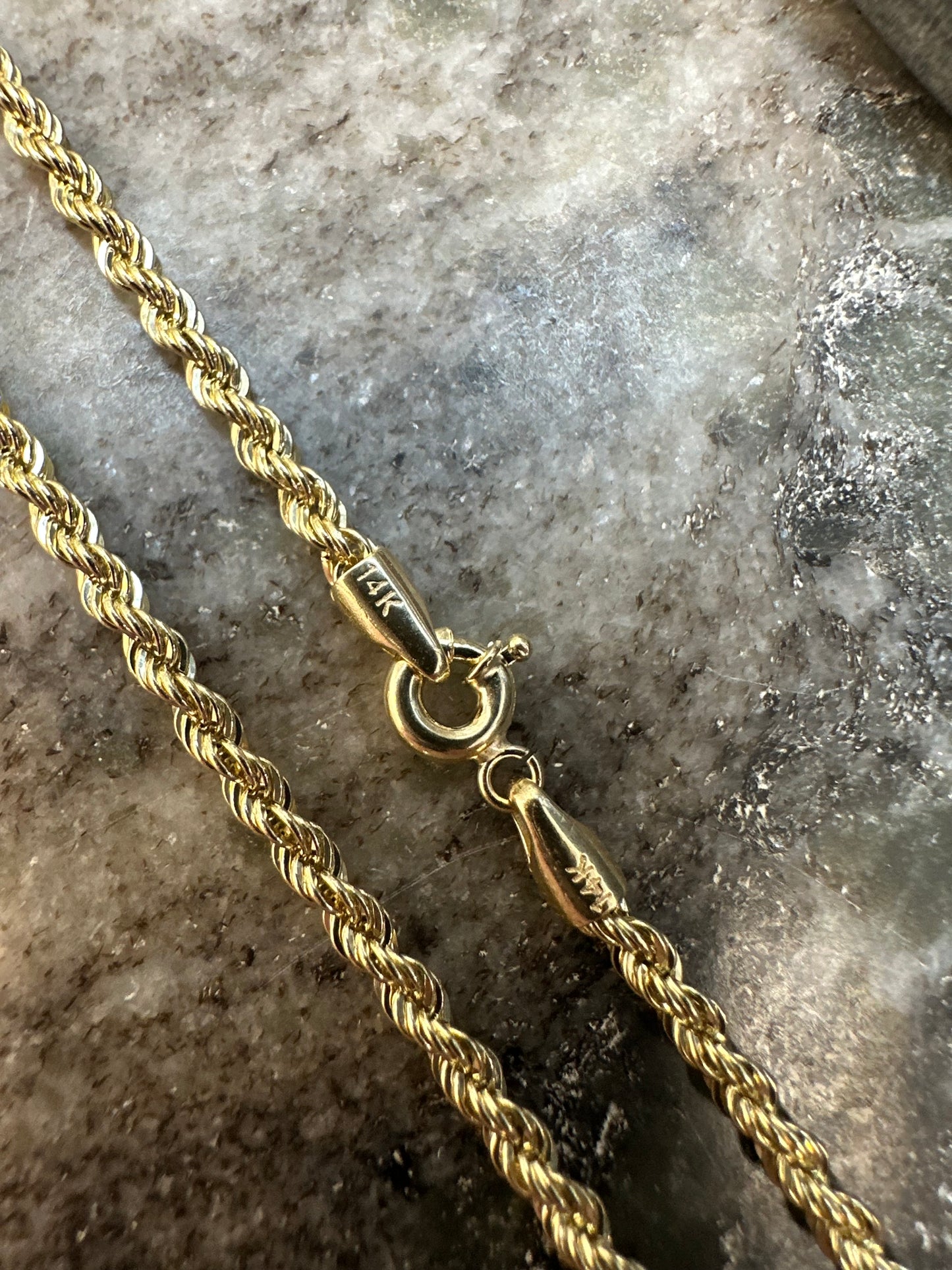 Prachtige 14K Gouden Rope Chain – 65 cm | 2,6 mm | Tijdloos & Luxe