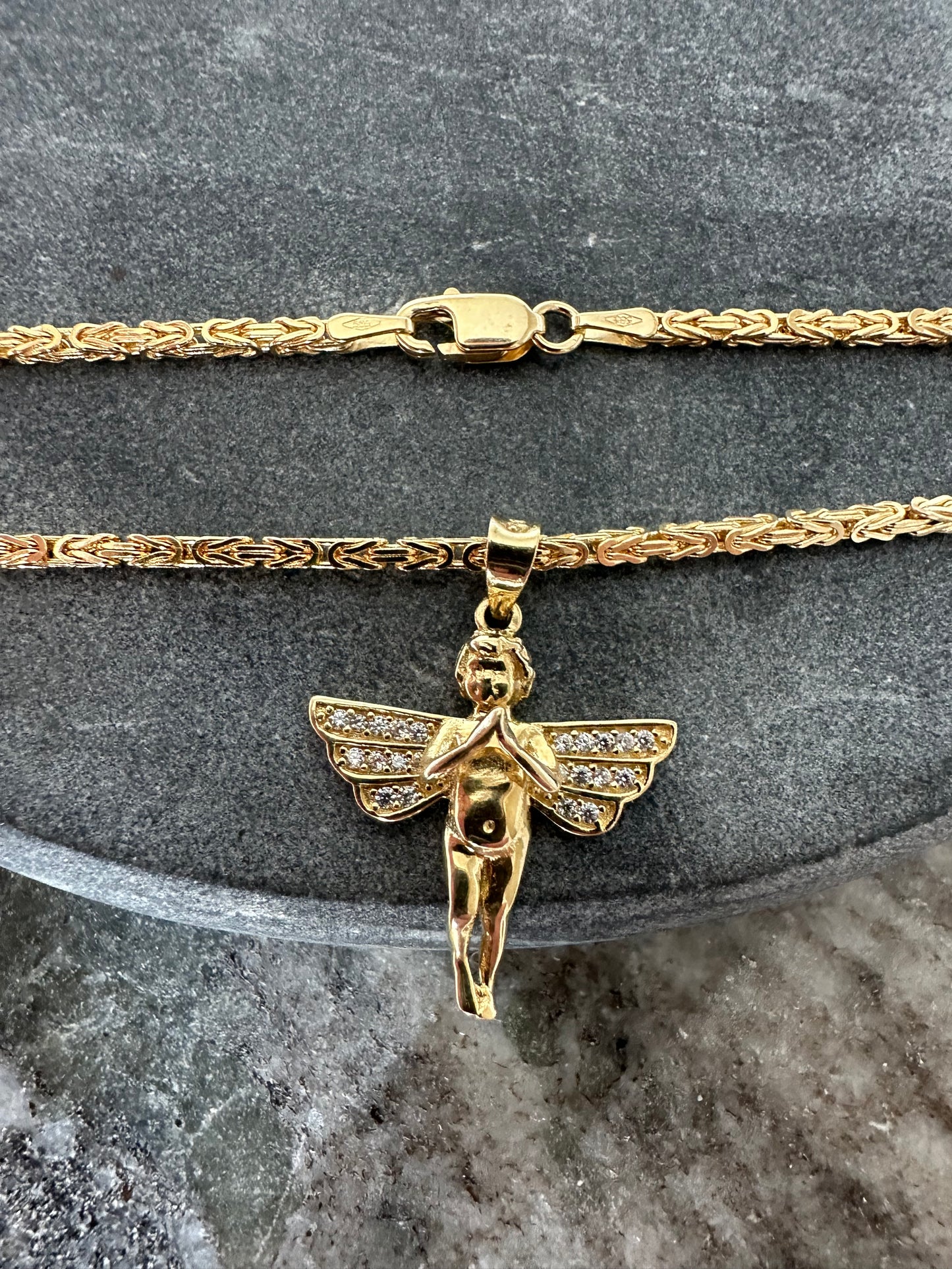 14k Gouden Koningsketting