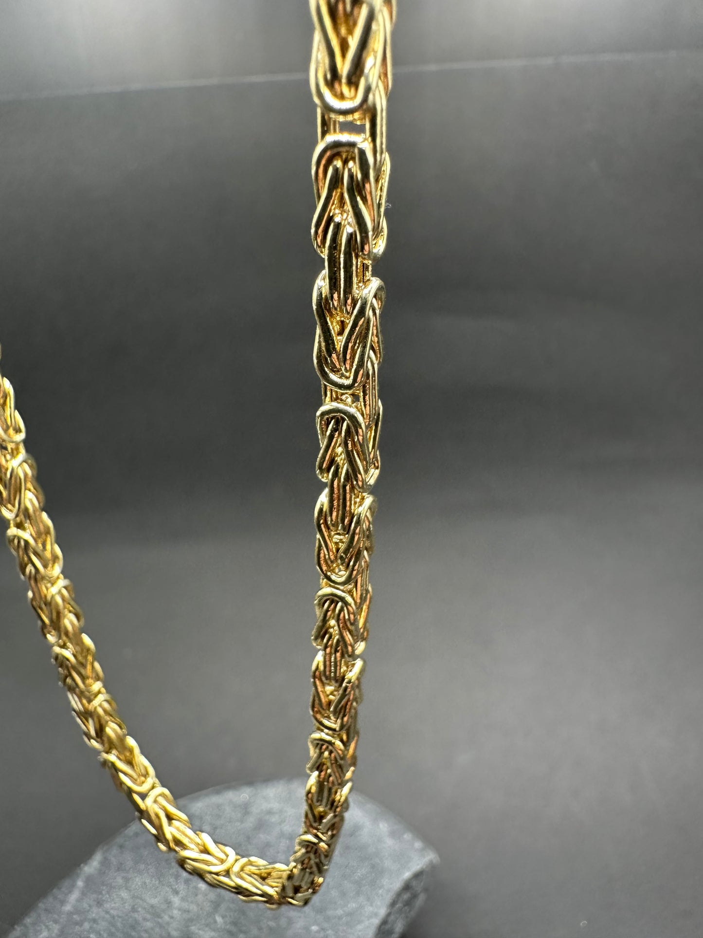 14K Gouden Italiaanse Klassieke Koningsketting – 60 cm