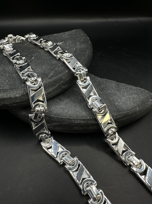 925 Zilveren Valentino Ketting – 70 cm