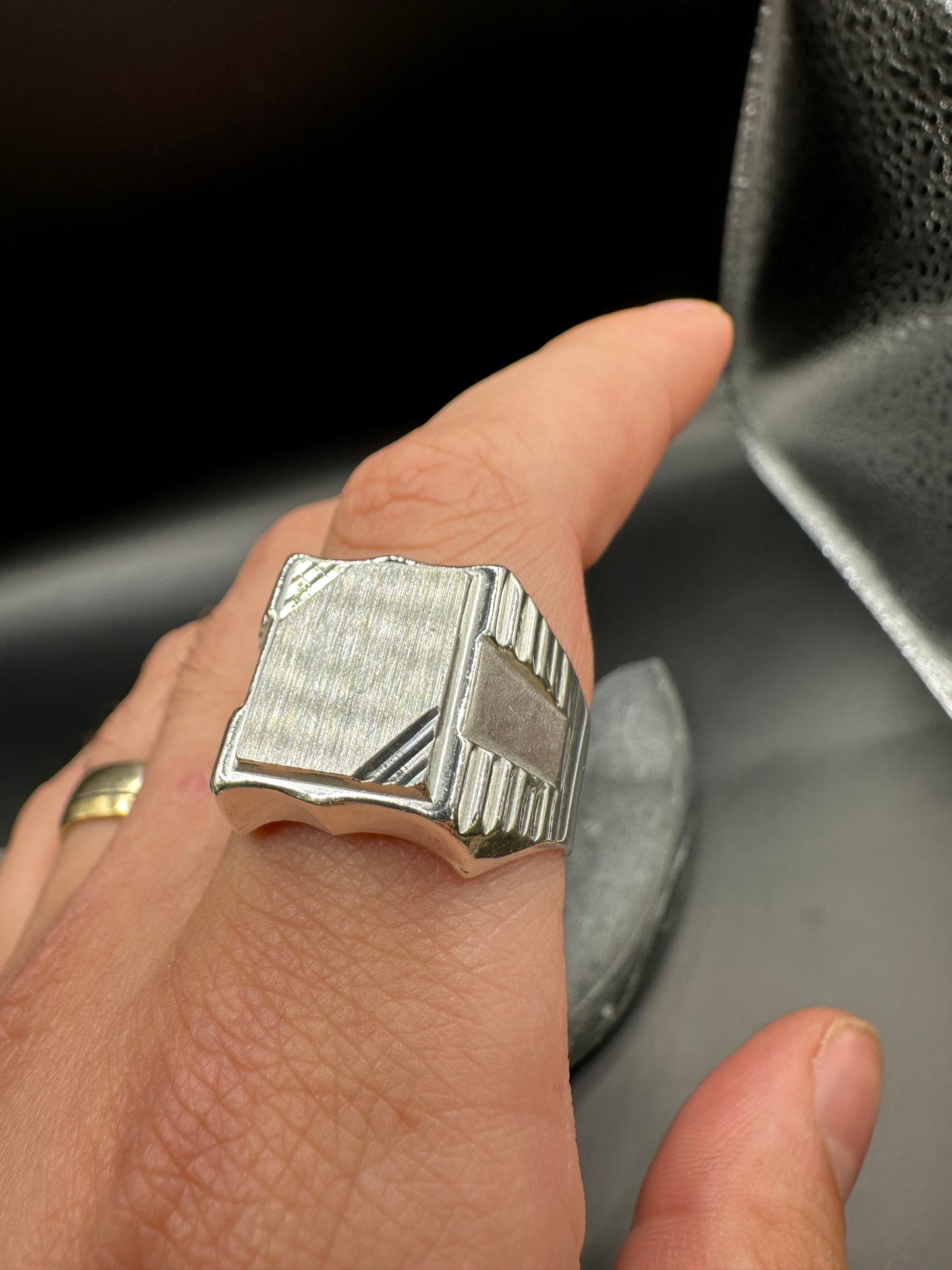 925 Zilveren XL Zegelring