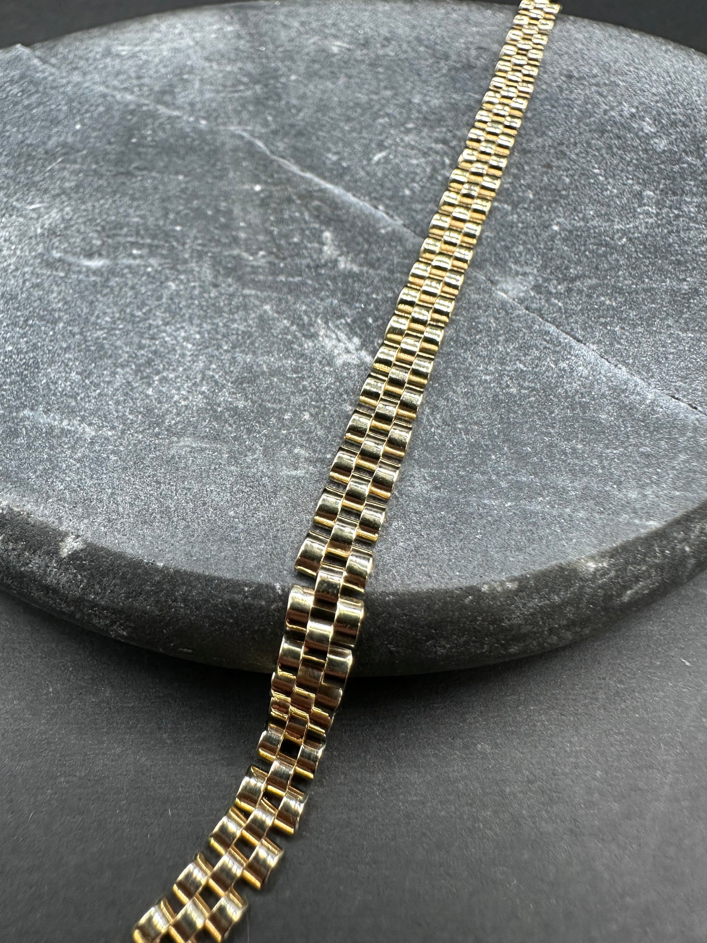 14K Gouden President Armband – 19,5 cm – 5,1 mm