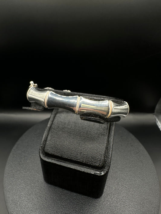 925 Zilveren Bamboe Armband – Unisex