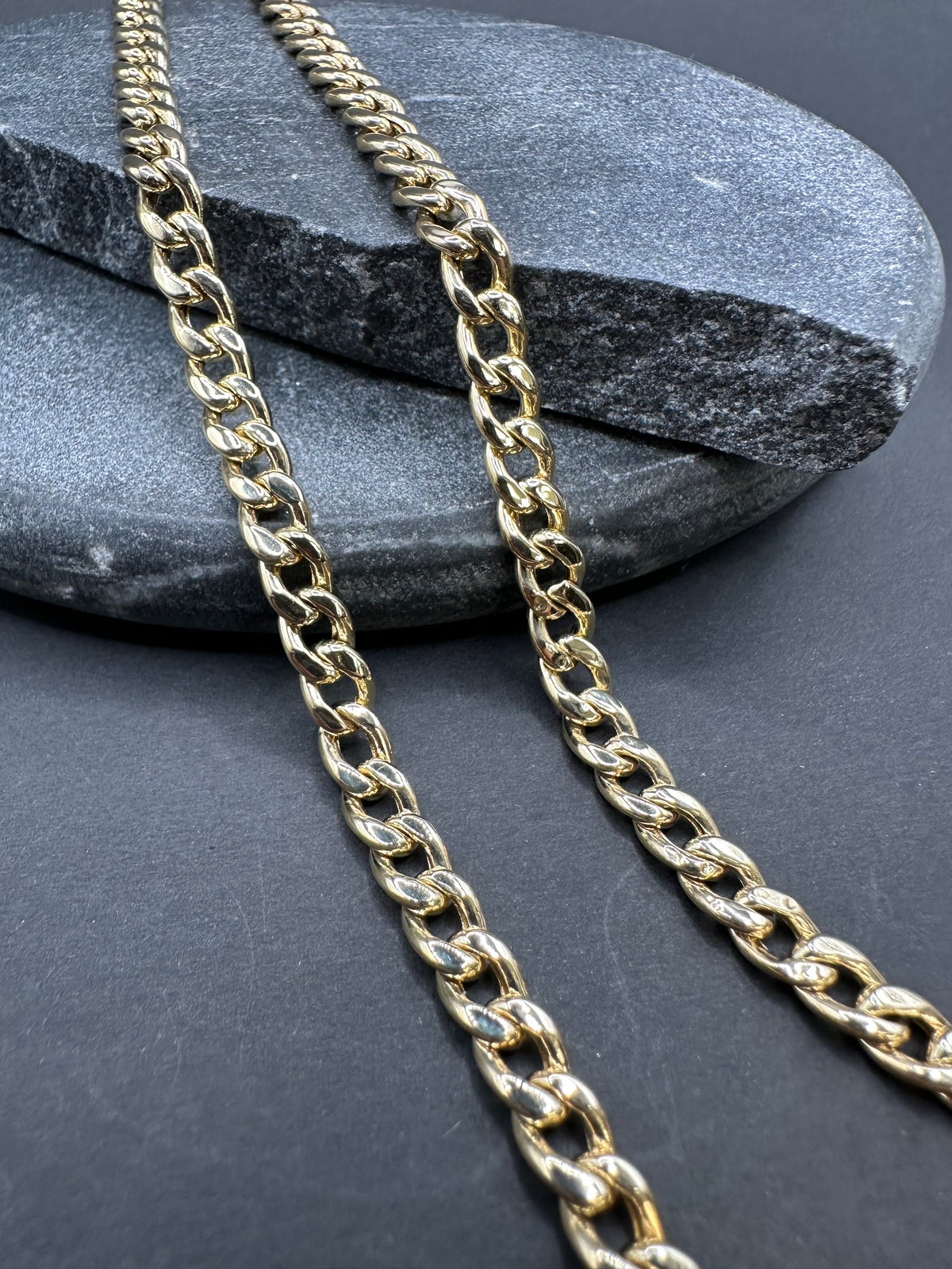 14K Gouden Gourmet Ketting – 5,5 mm – 68 cm