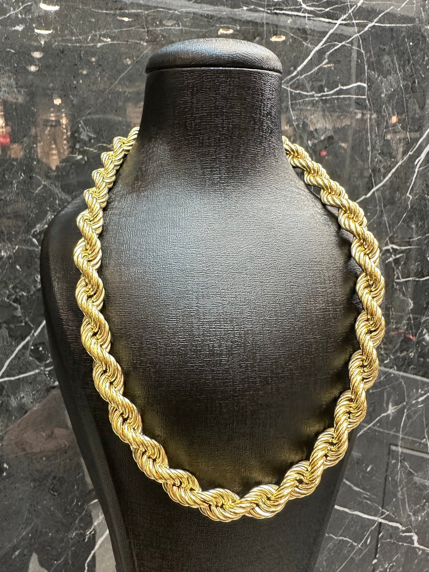 18K Gouden Rope Collier – 52 cm