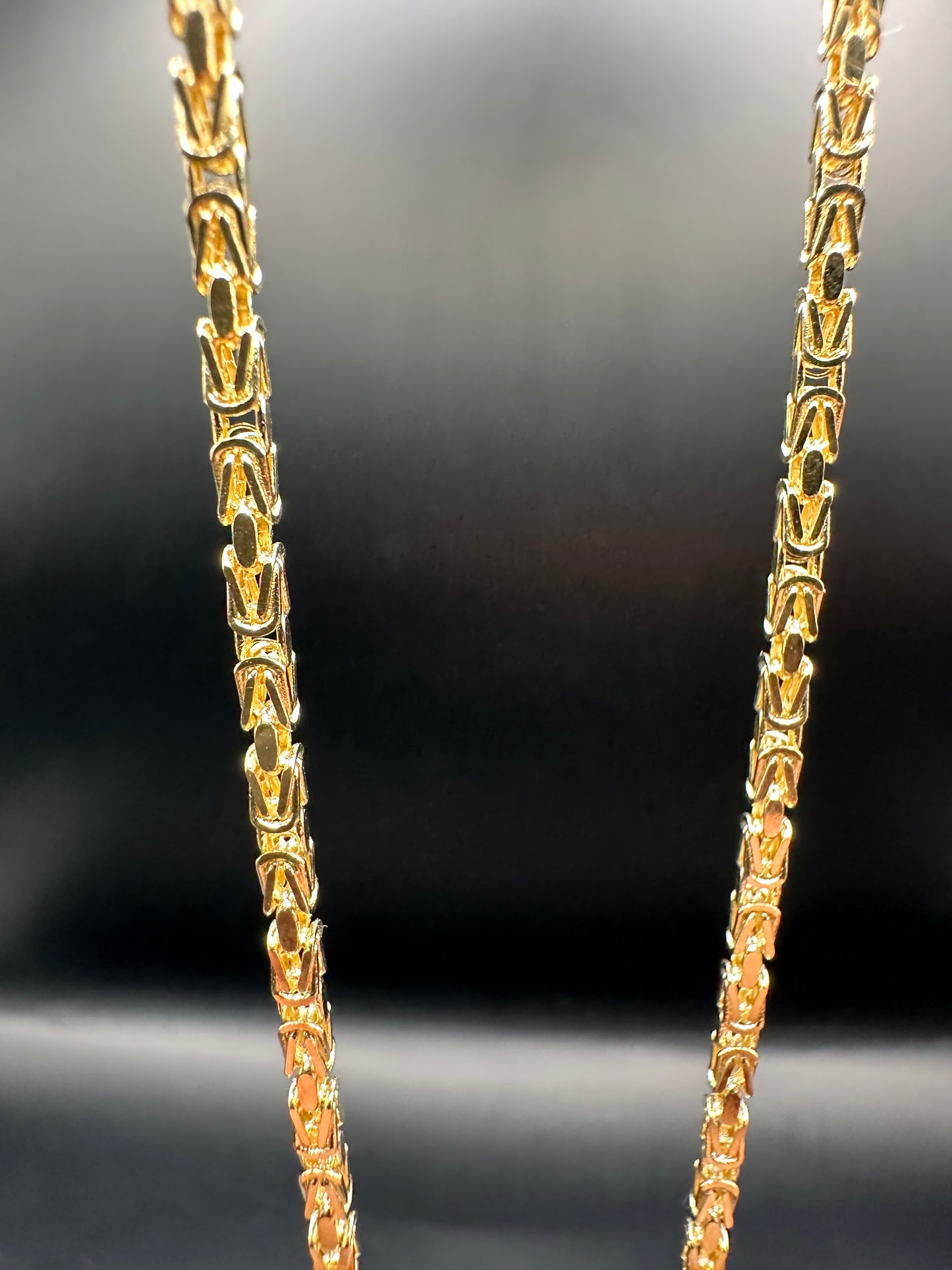 14K Gouden Massieve Elegante Koningsketting – 2,1 mm| Unisex