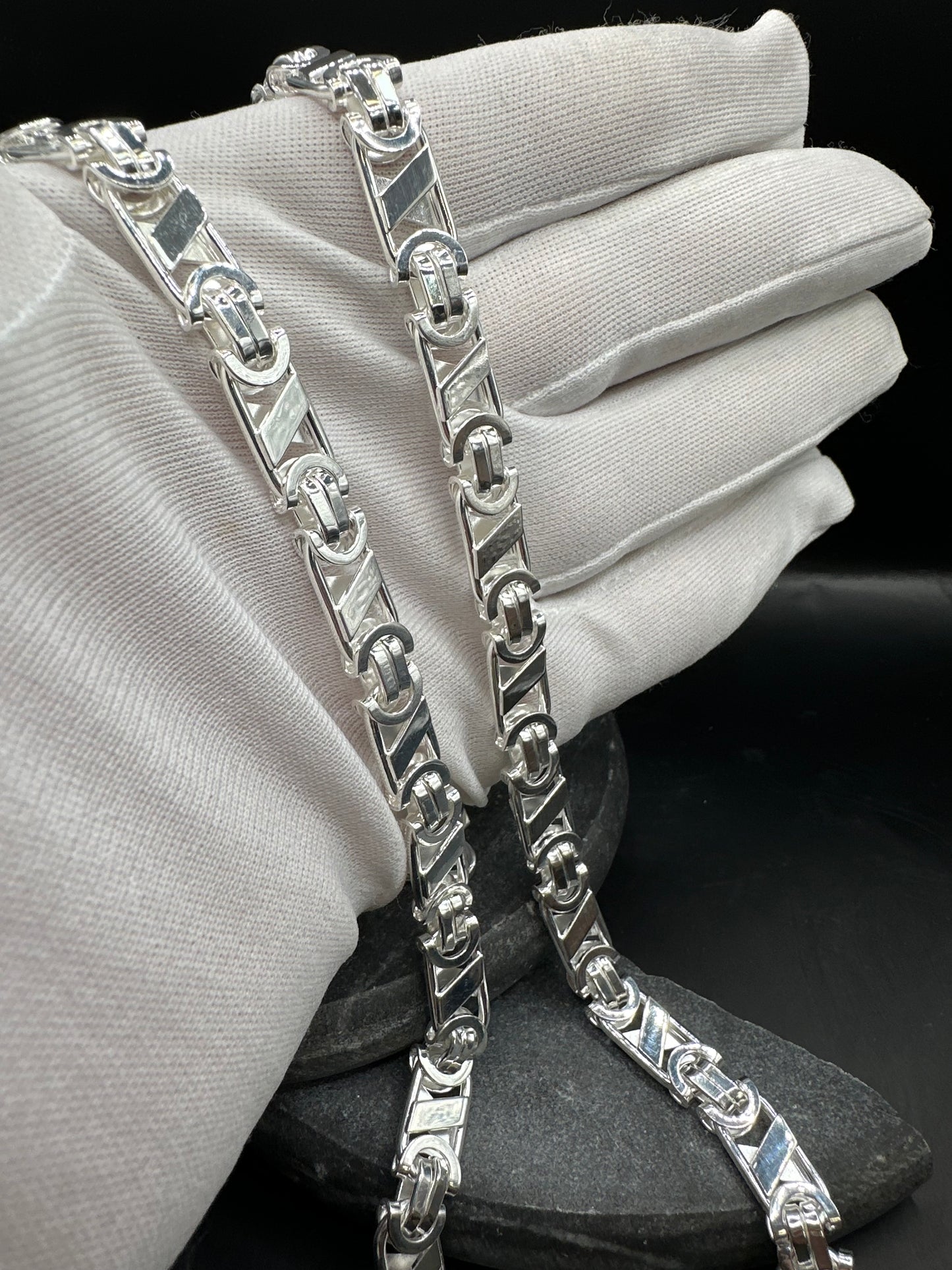 925 Zilveren Valentino Ketting – 70 cm