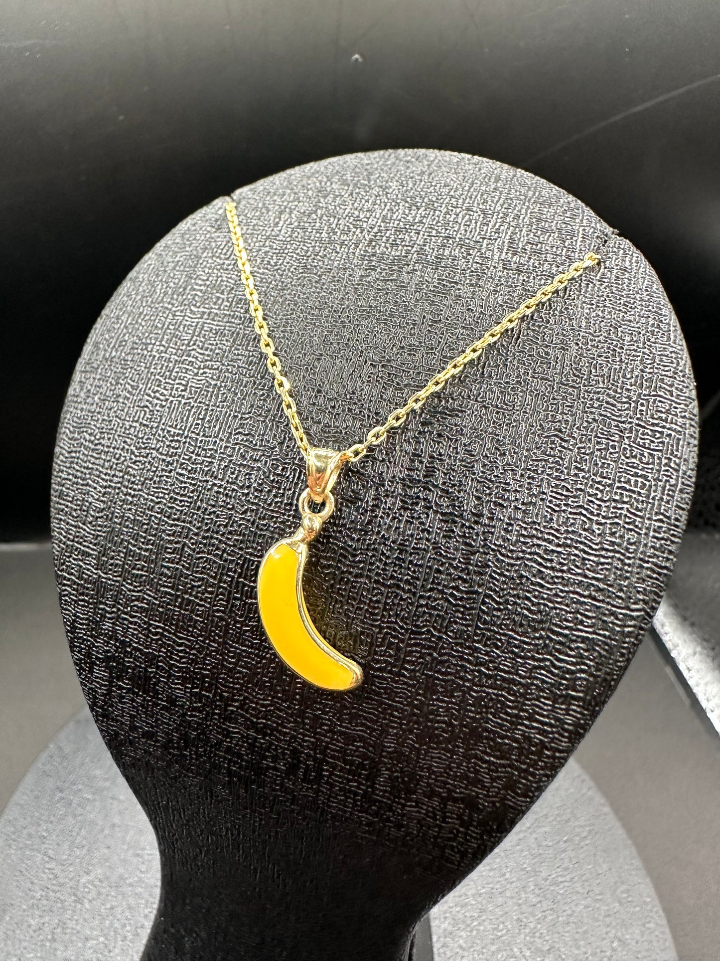 14K Gouden Ketting met Banana Hanger