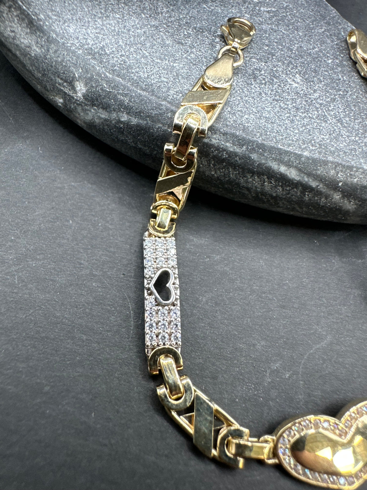 14K Gouden Valentino Armband met Hart – 16 cm | 4,3 mm