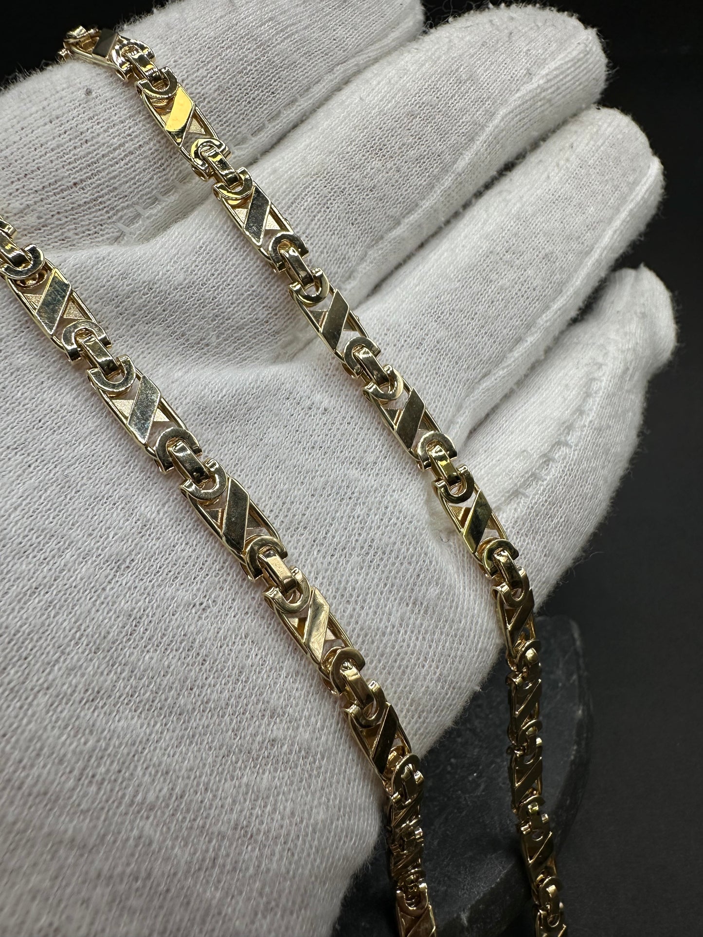 14K Gouden Valentino Ketting – 70 cm – 5 mm