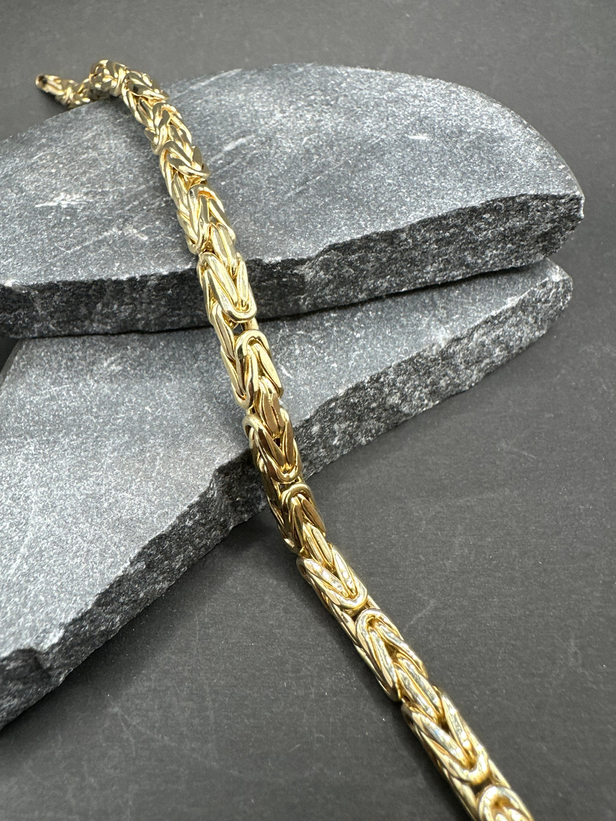 14K Gouden Koningsarmband – 4,5 mm – 22 cm