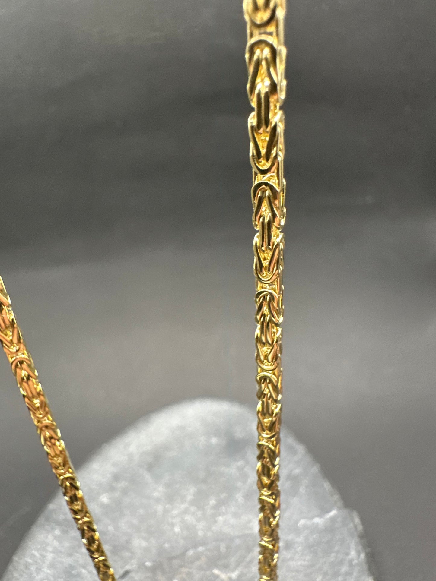 14K Gouden Massieve Koningsketting – 2,2 mm – 70 cm