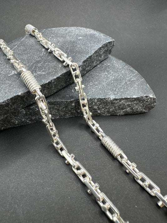 925 Zilveren Massieve Monte Carlo Ketting – 65 cm