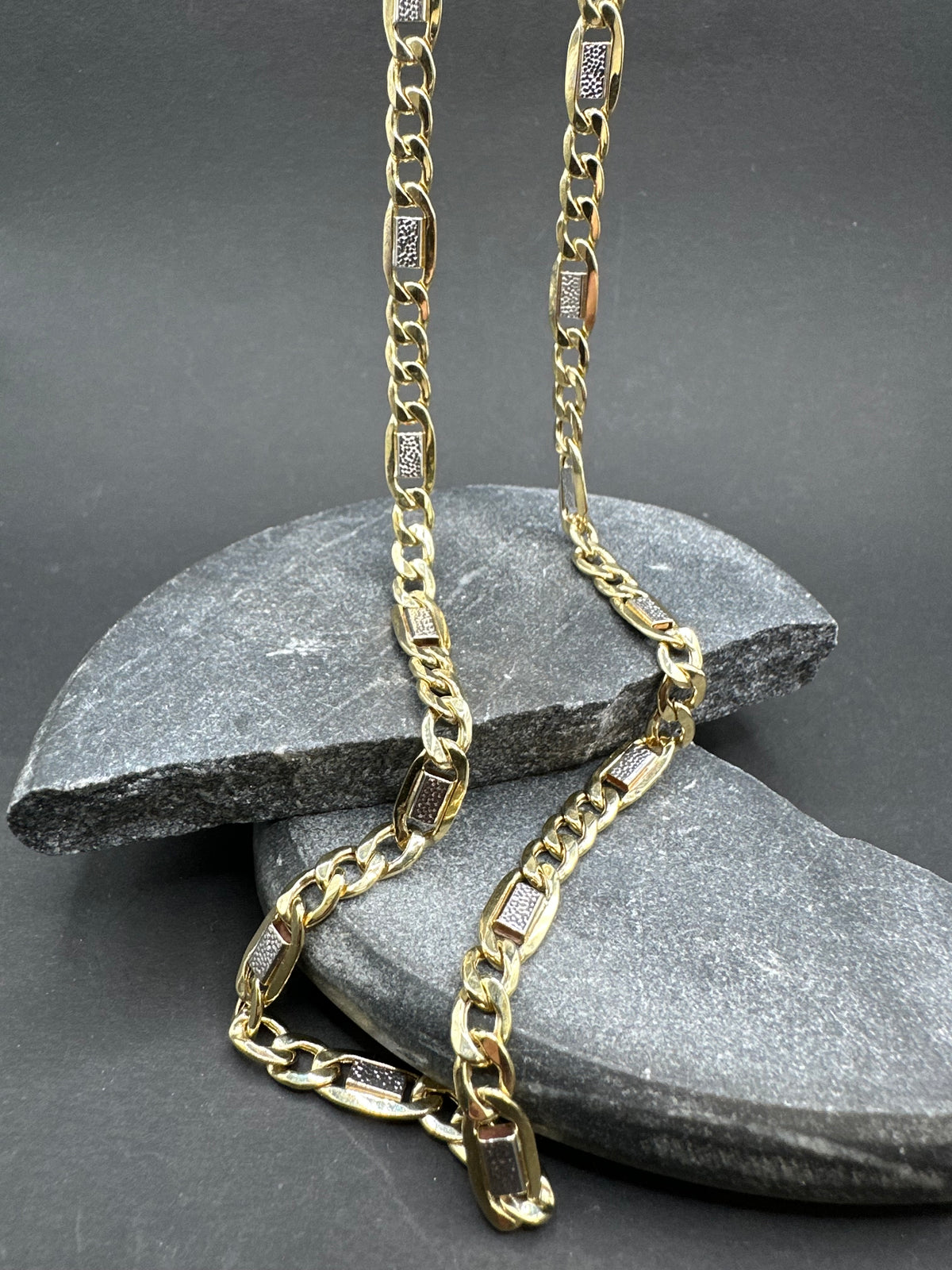 14K Gouden Bicolor Ketting – 60 cm | 6,2 mm