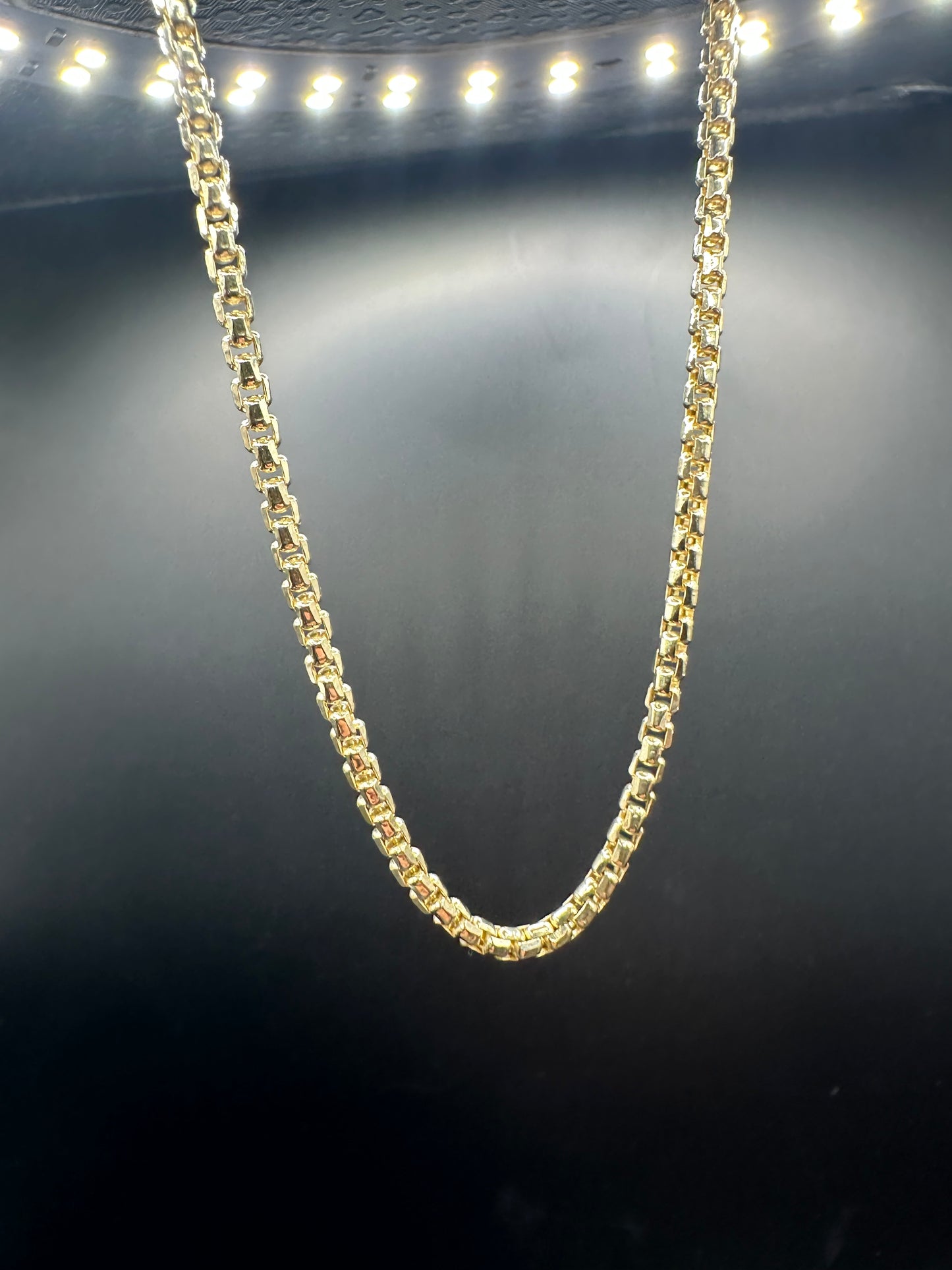 14K Gouden Box Ketting | 65 cm | 2,3 mm