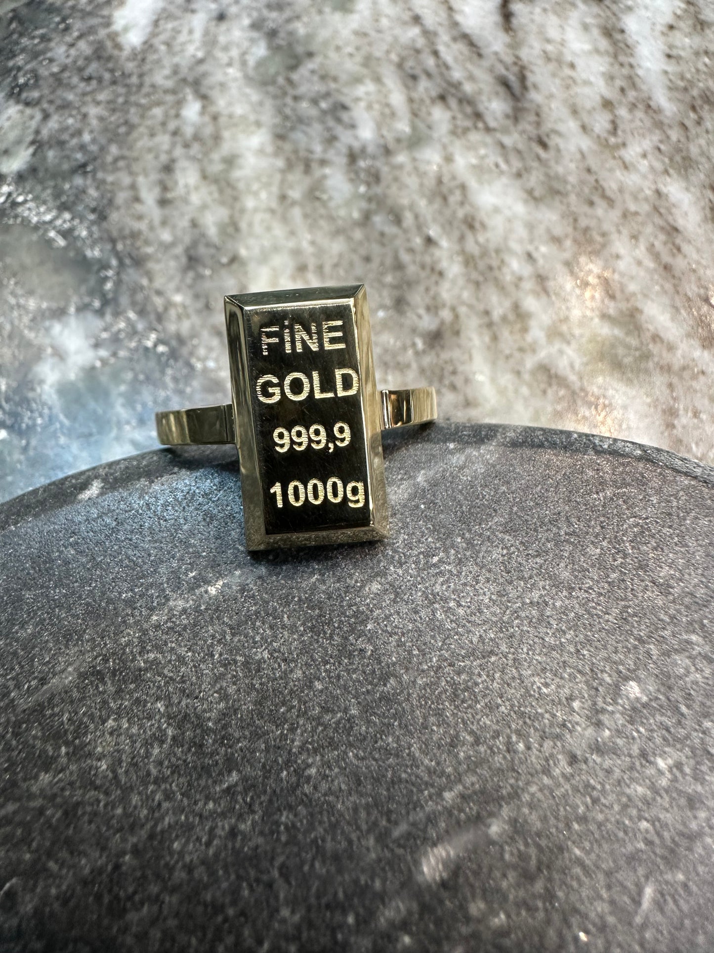 Prachtige 14K Gouden Fine Gold Ring – Maat 18 | Elegant & Tijdloos