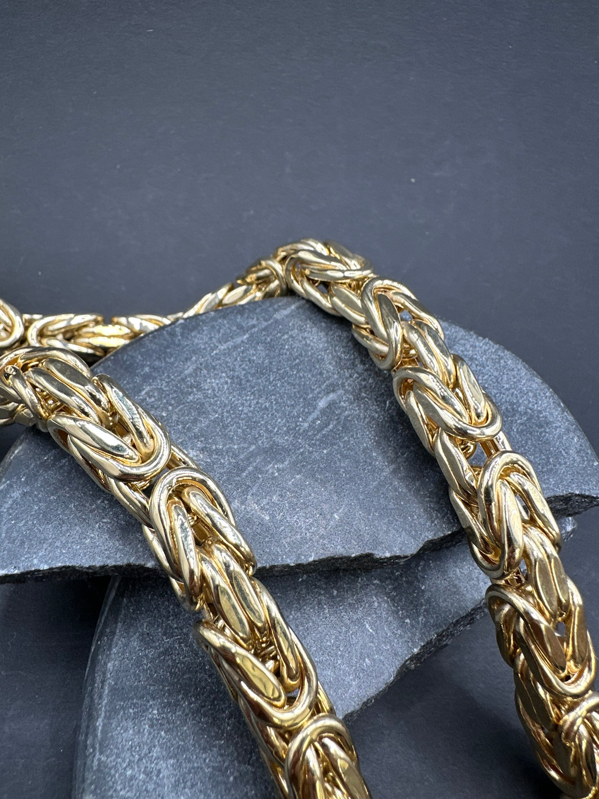 14K Gouden BOMBASTIC Koningsketting – 10 mm – 70 cm