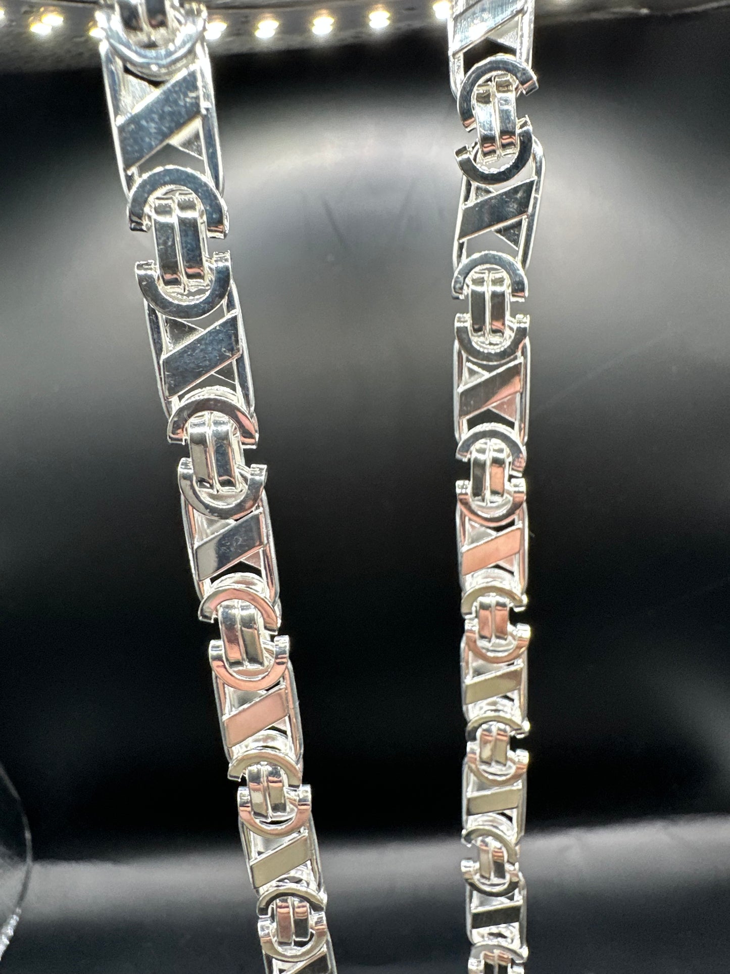 925 Zilveren Valentino Ketting – 70 cm