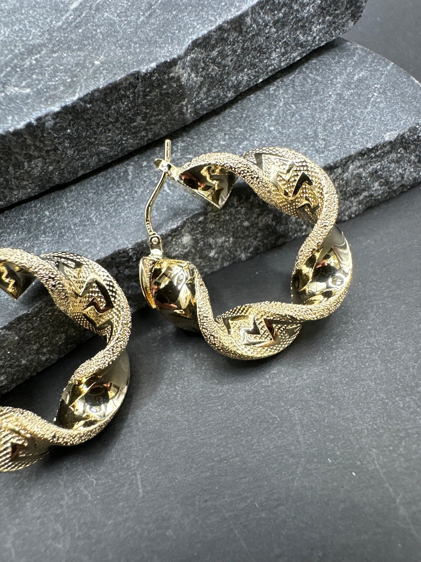 14K Gouden Wokkels – 30 mm