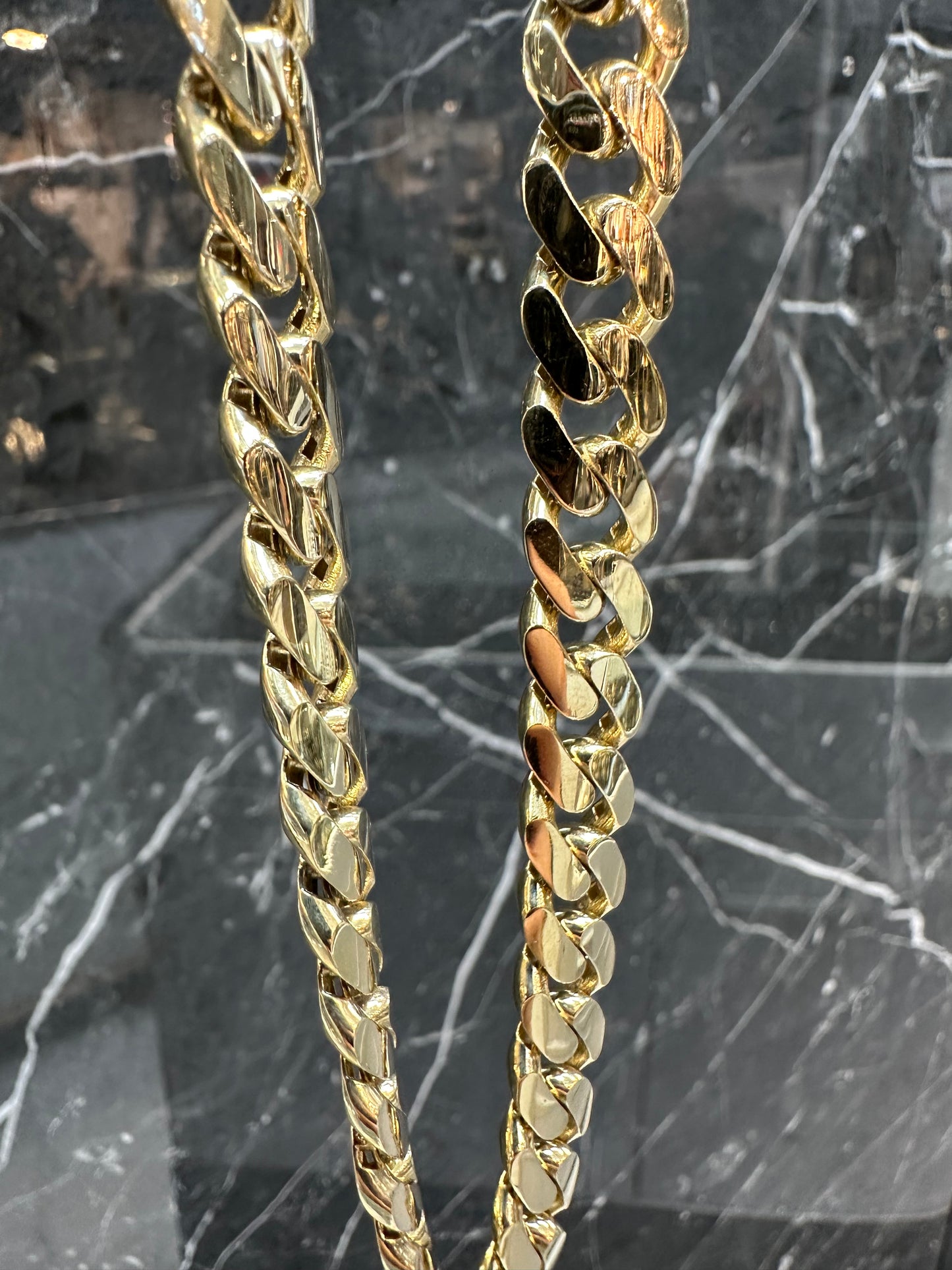 14K Gouden Cubaan Link Ketting – 70 cm