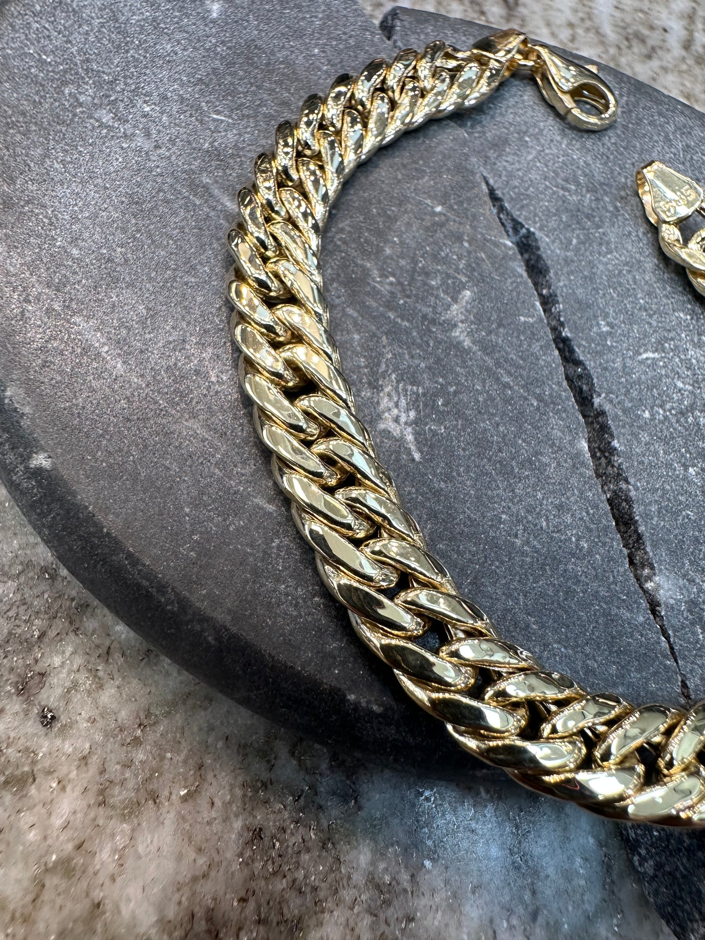 14K Gouden Miami Cubaan Link Armband – 19 cm | 8,2 mm | Stoer & Tijdloos