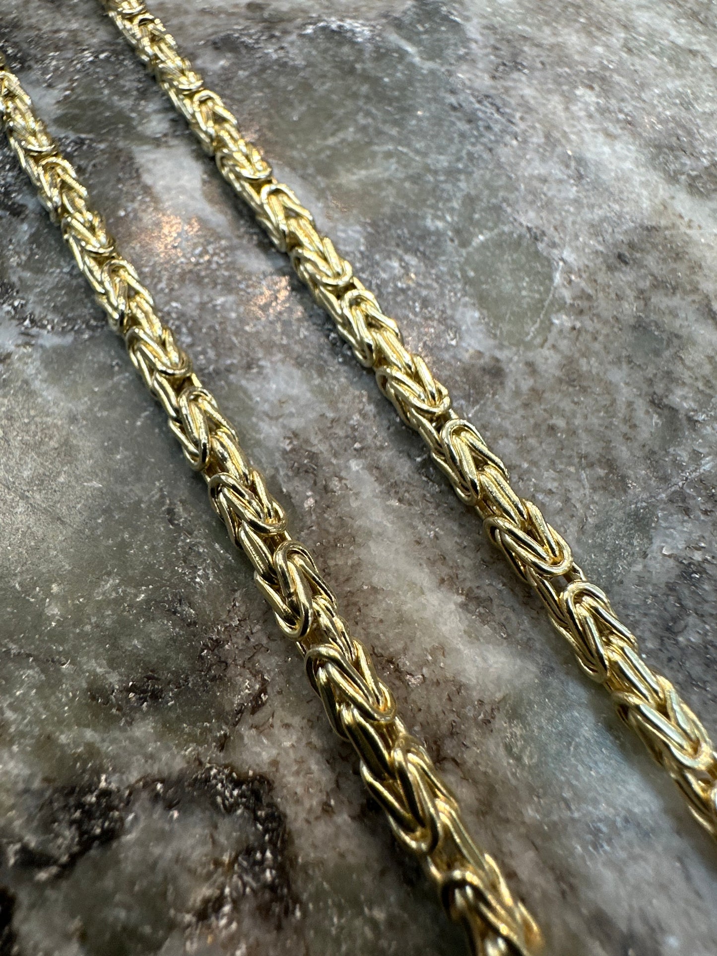 14K Gouden Klassieke Koningsketting – 60 cm | 3 mm