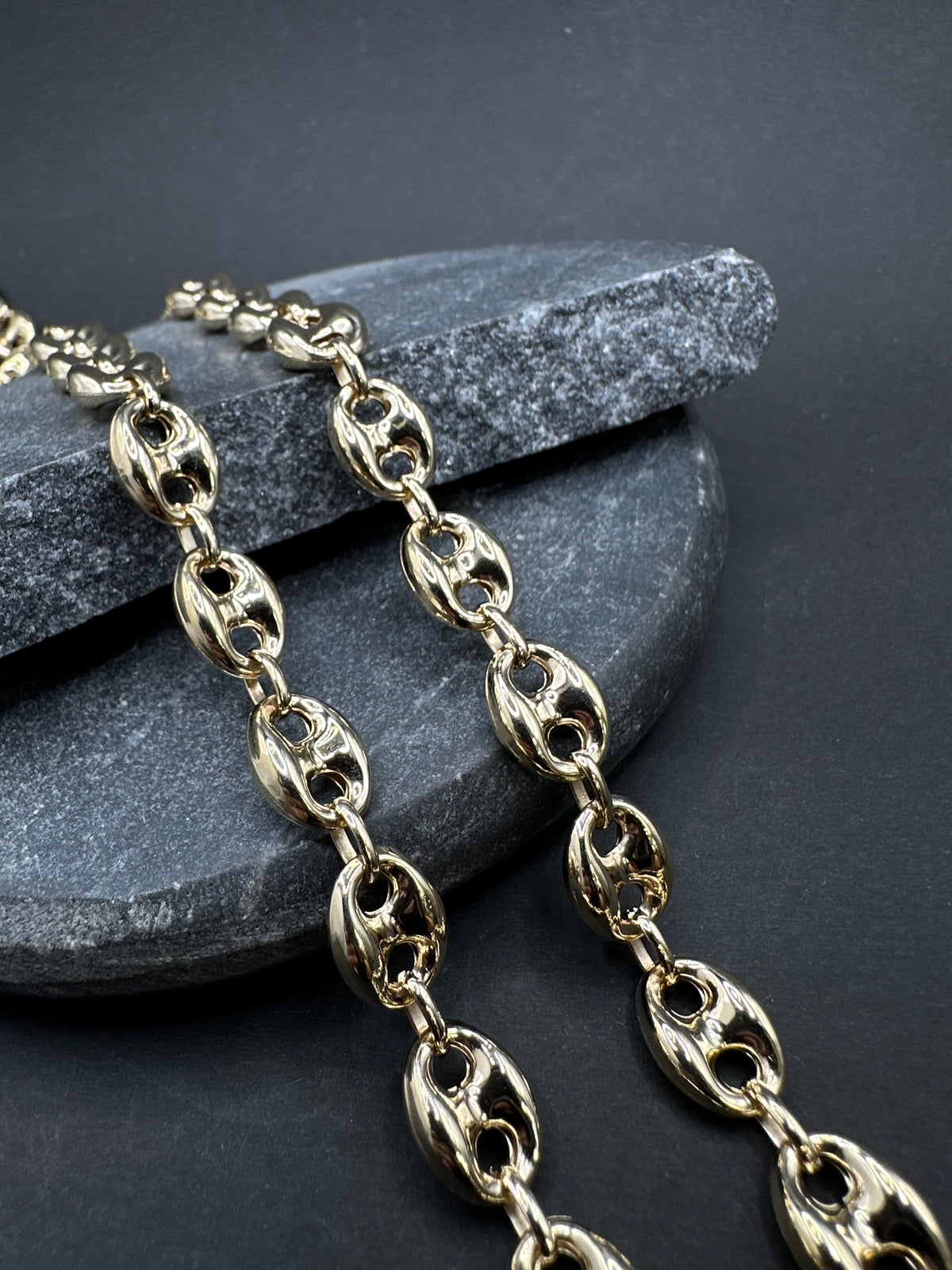 14K Gouden Koffiebonen Ketting