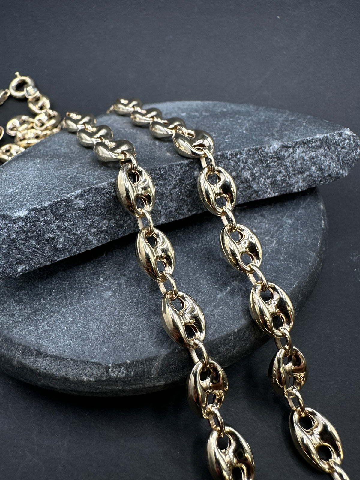 14K Gouden Koffiebonen Ketting