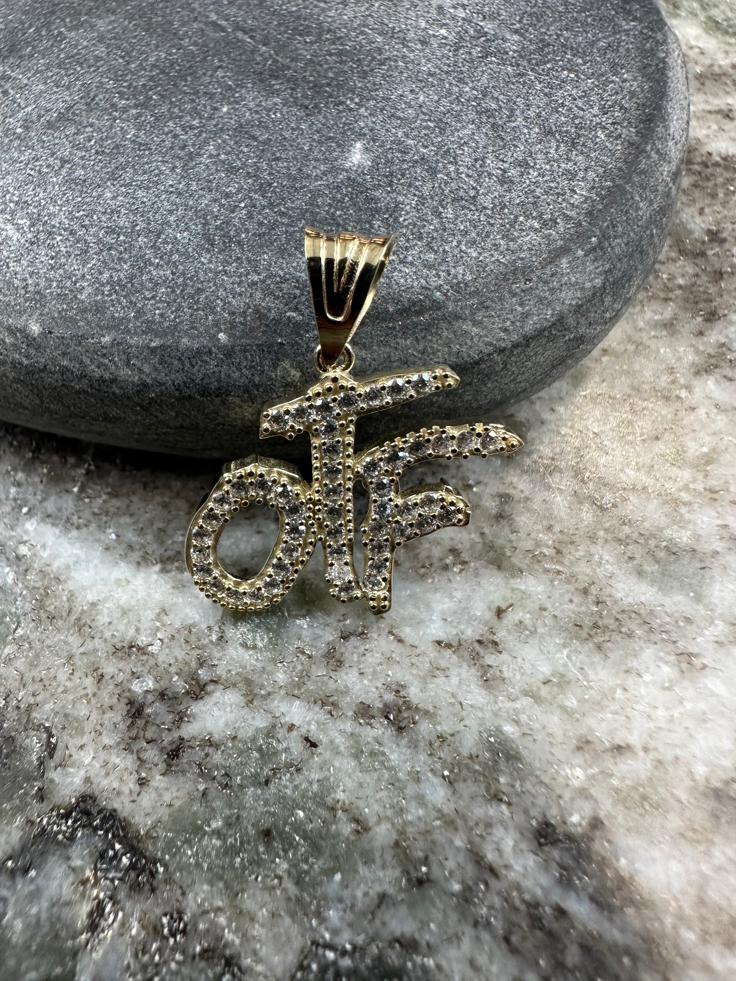 Prachtige 14K Gouden OTF Hanger