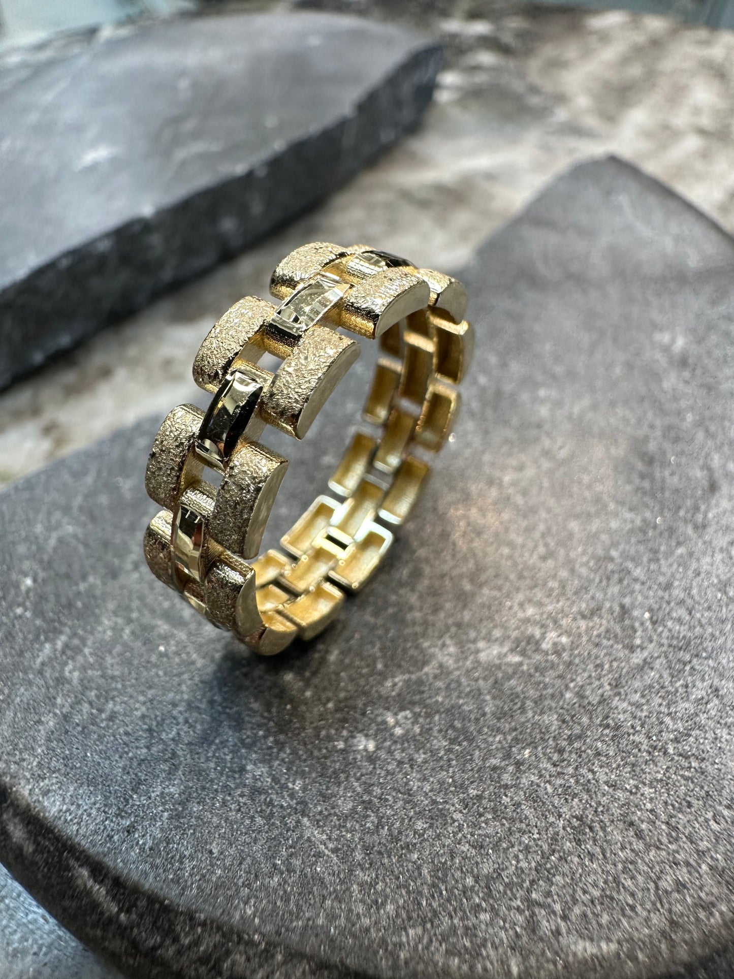 Prachtige 14K Gouden Rollie Ring