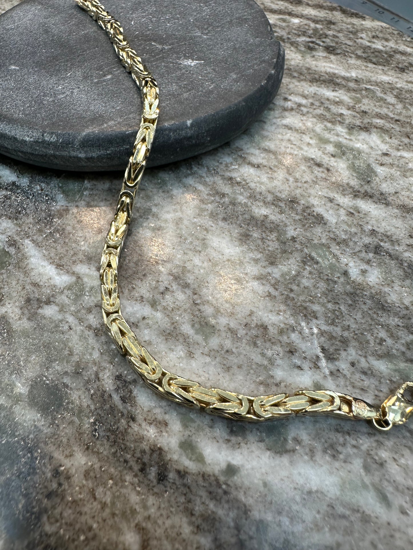 Prachtige 14K Gouden Koningsarmband – 21 cm | 4 mm | Tijdloos & Luxe
