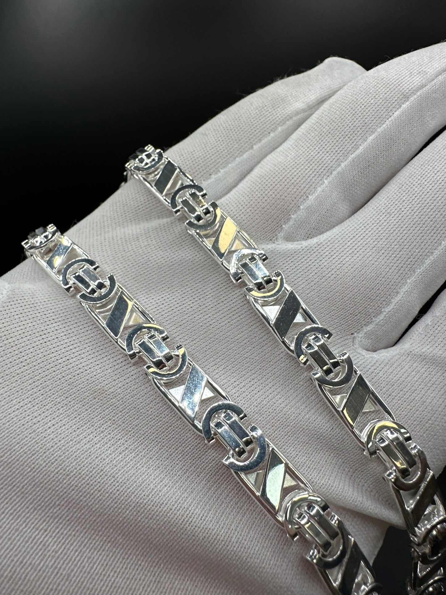 925 Zilveren Valentino Ketting – 70 cm