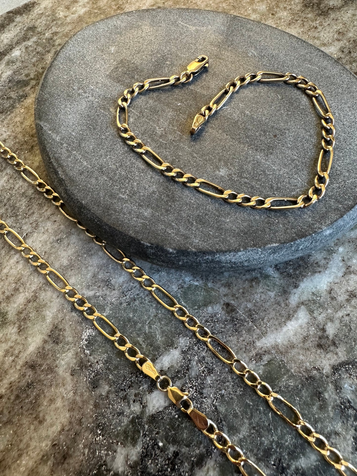 14k Gouden Figaro Set