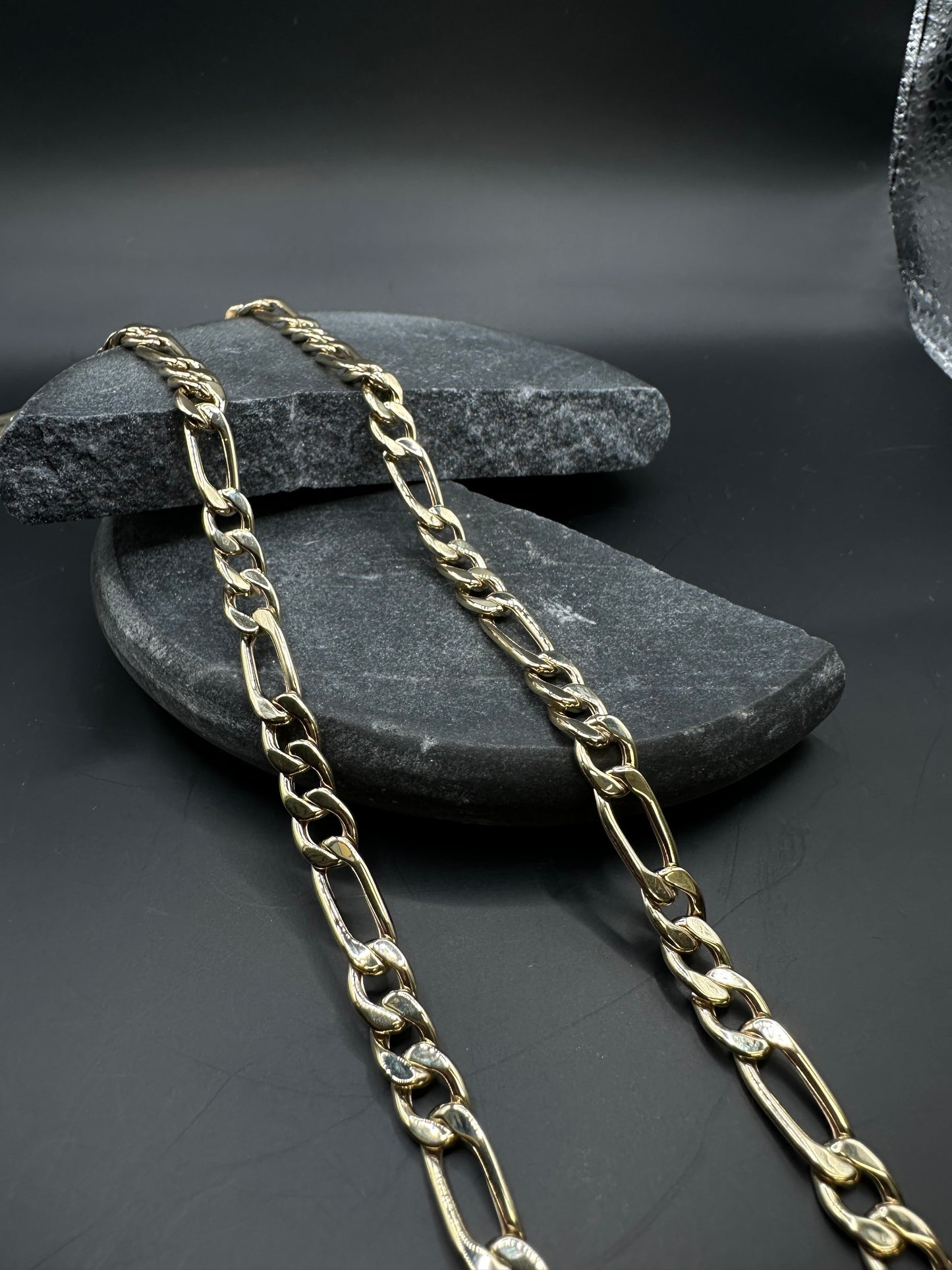 14K Gouden Figaro Ketting – 67 cm