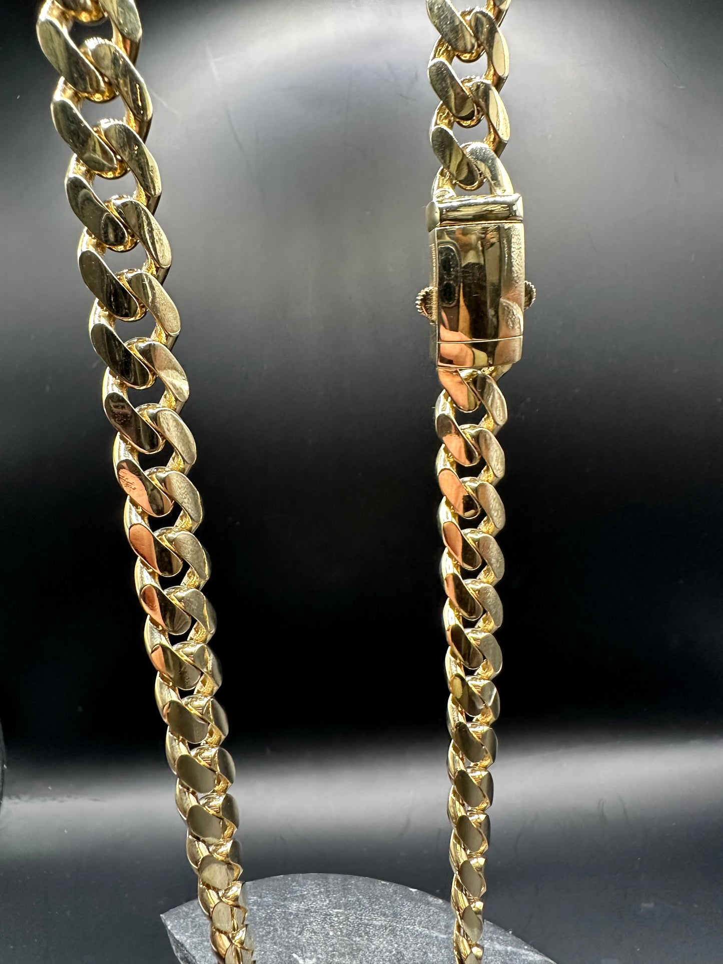 14K Gouden Cubaan Link Ketting – 70 cm