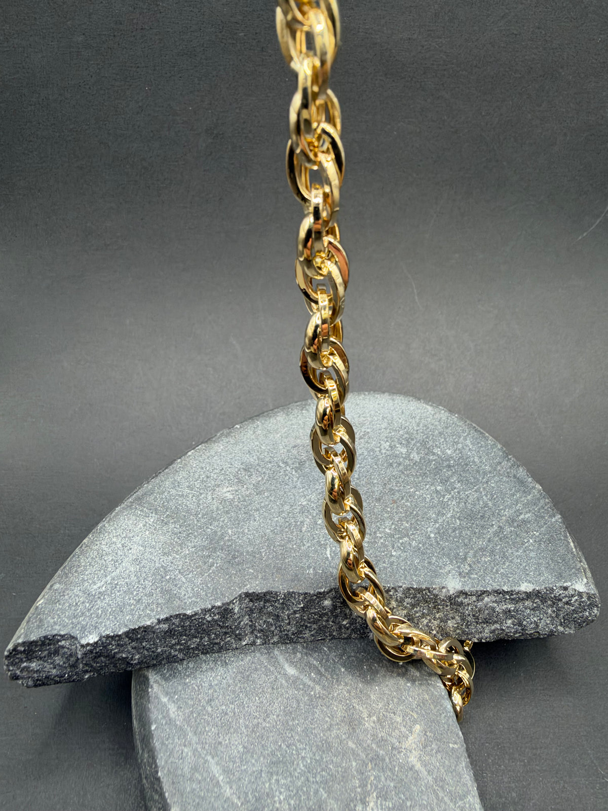 14K Gouden Singapore Armband – 19 cm – 6,5 mm