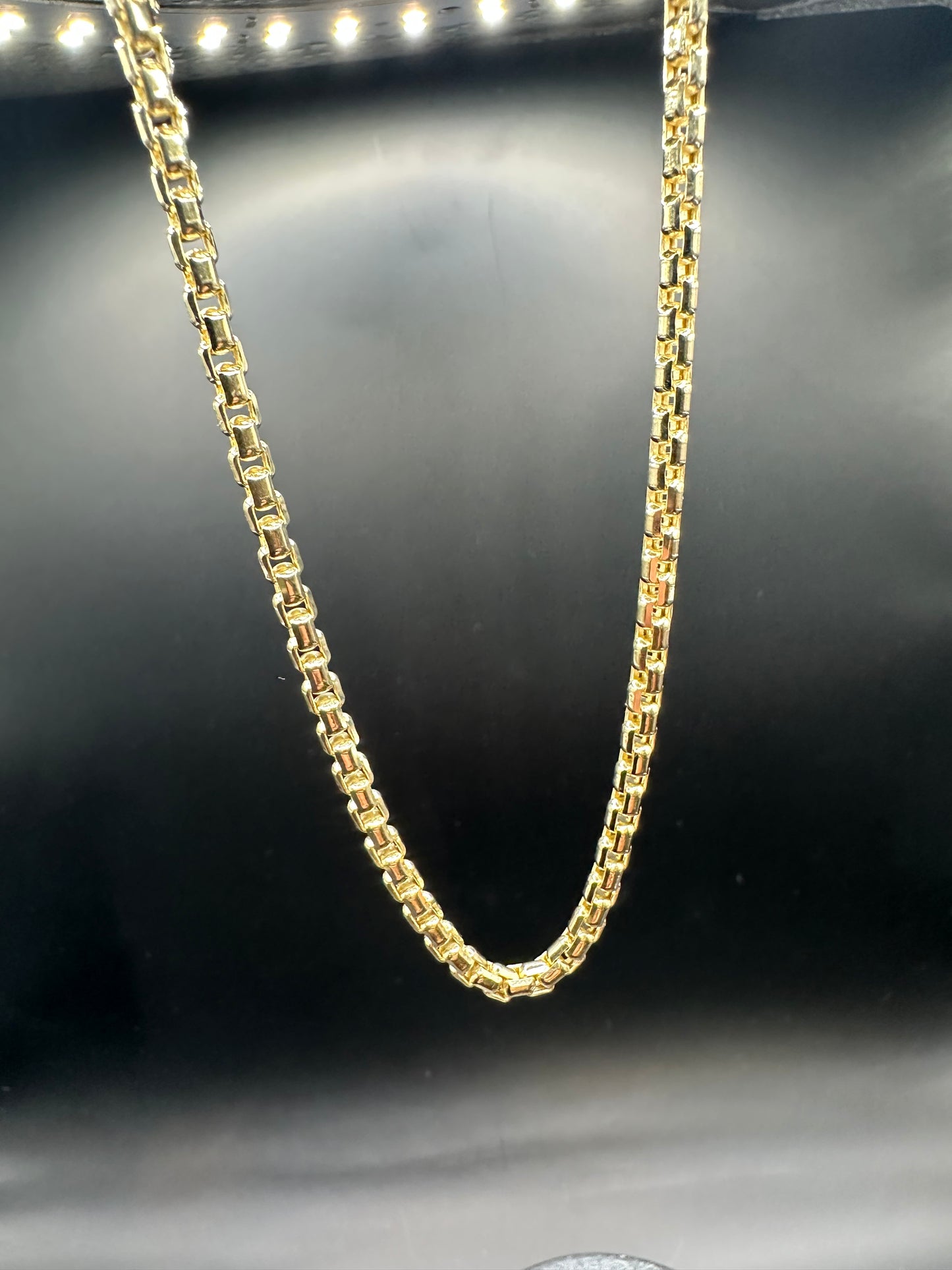 14K Gouden Box Ketting – 60 cm