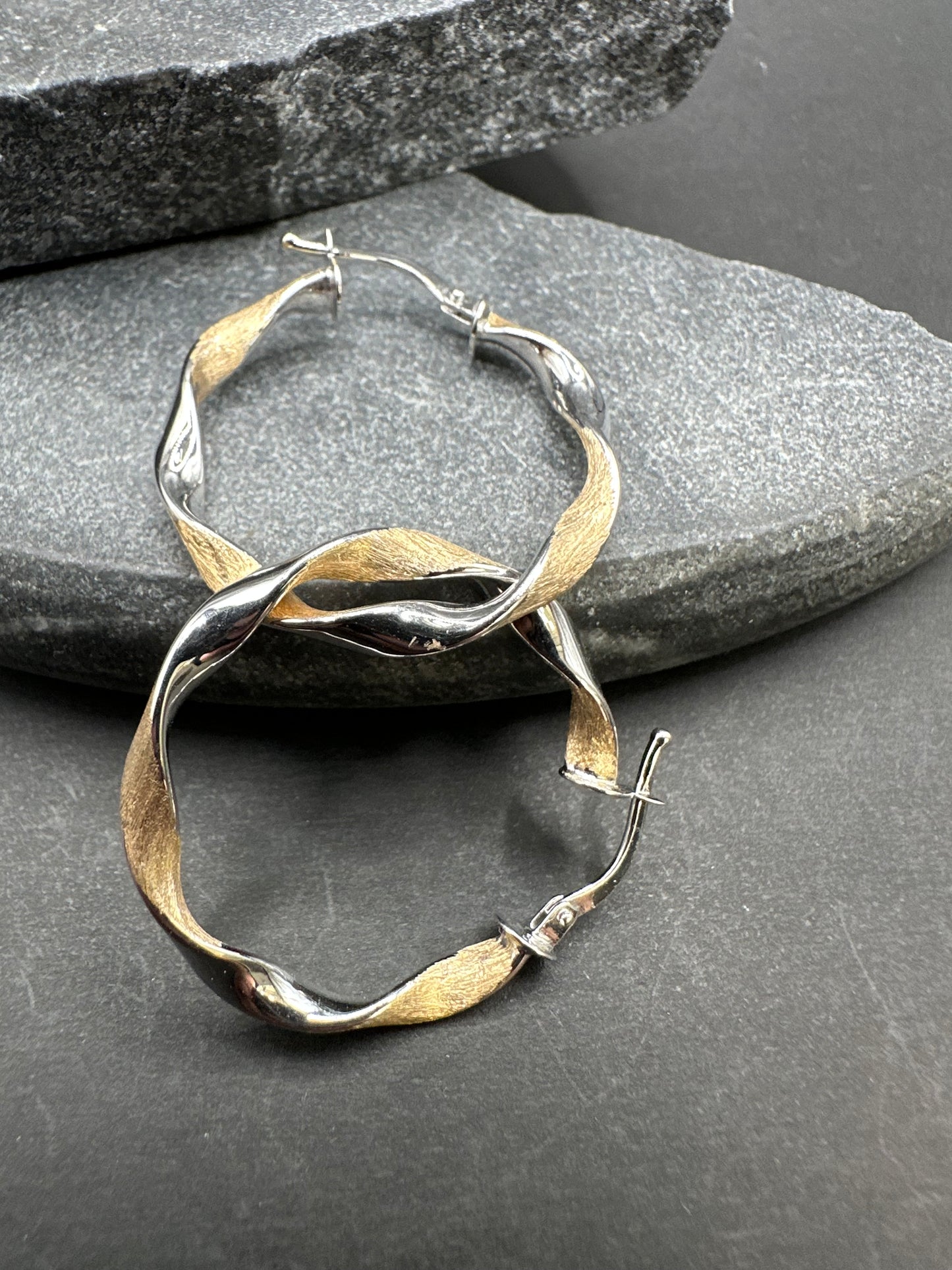 14K Gouden Bicolor Wokkels – 26 mm