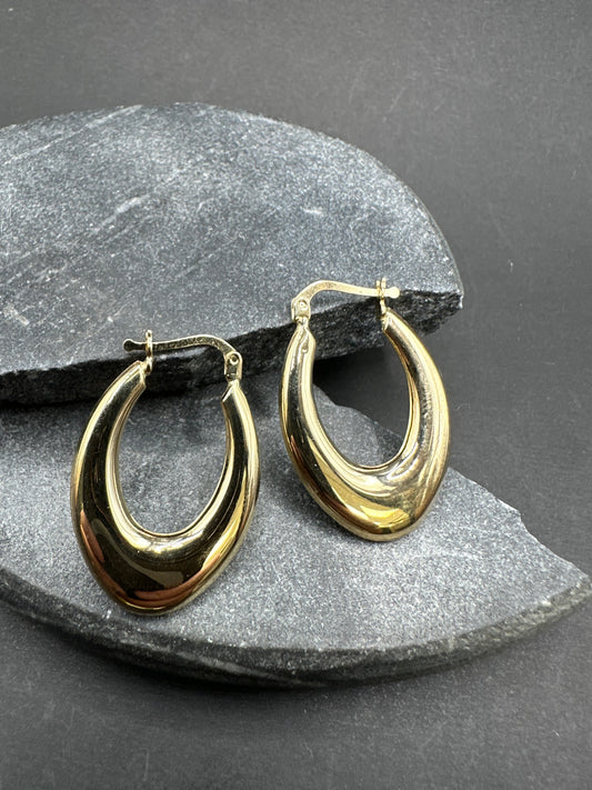 14K Gouden Oorbellen – 20 × 30 mm